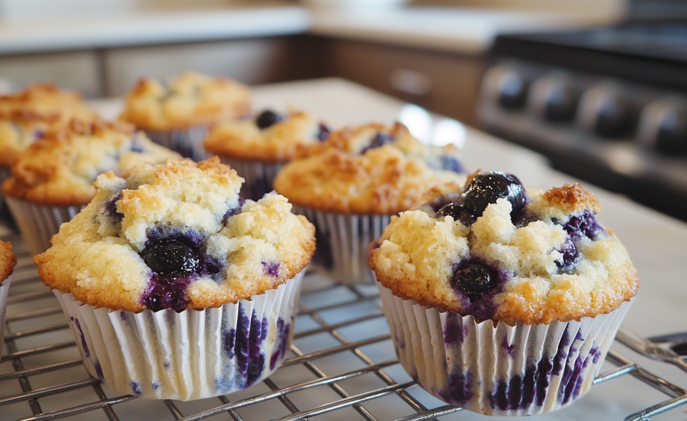 Blueberry Plant-Based Yogurt Muffins