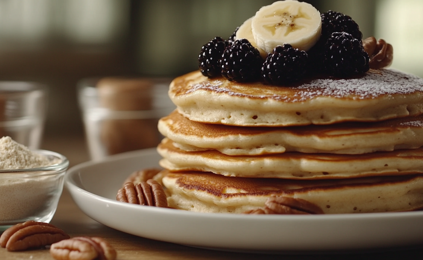 Fluffy Yogurt Pancakes Recipe