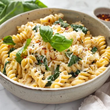 Creamy High Protein Vegan Pasta