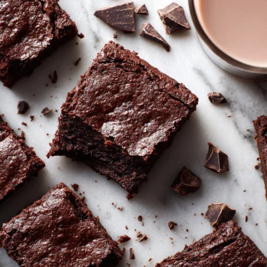 Brownies véganes protéinés