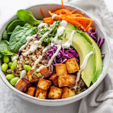 Vegan Tofu Protein Bowl