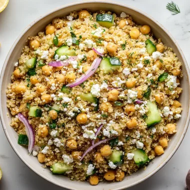 High Protein Quinoa Salad