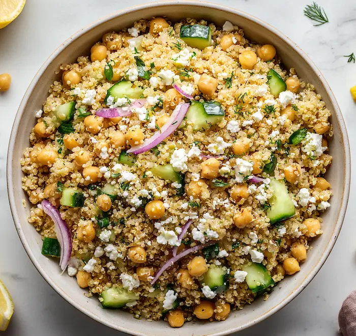 High Protein Quinoa Salad